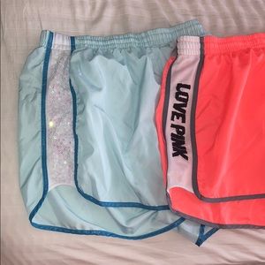 Light blue AND coral “PINK” shorts. 2 for $10!!!!
